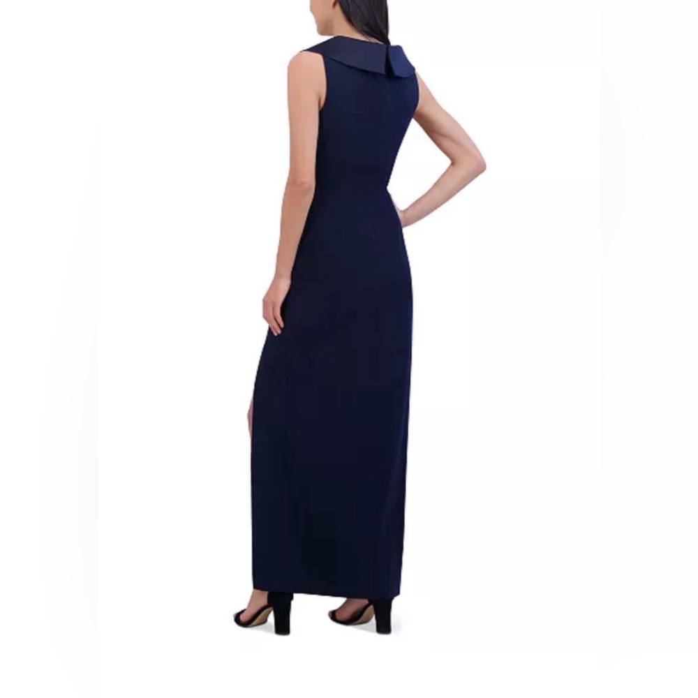 Jessica Howard
Petite Collared Side-Slit Long Gown - Picture 9 of 9